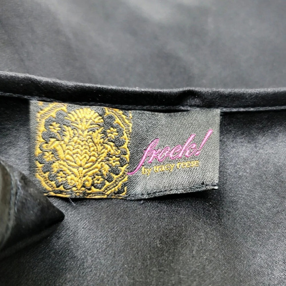 Frock! 100% Silk Black and Nude Sheath Dress by Tracy Reese Size P - Picture 6 of 6